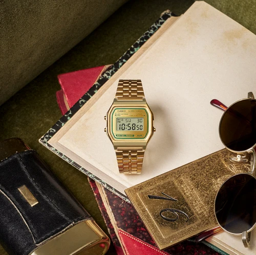 CASIO A158WEGV-9A Watch Gold