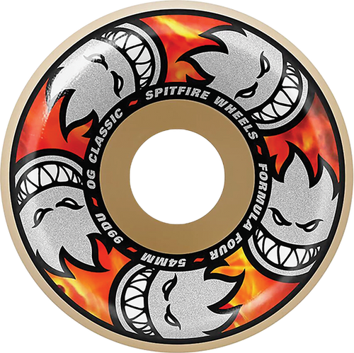 SPITFIRE F4 99A OG CLASSIC 54MM MULTIBALL NAT WHEELS SET