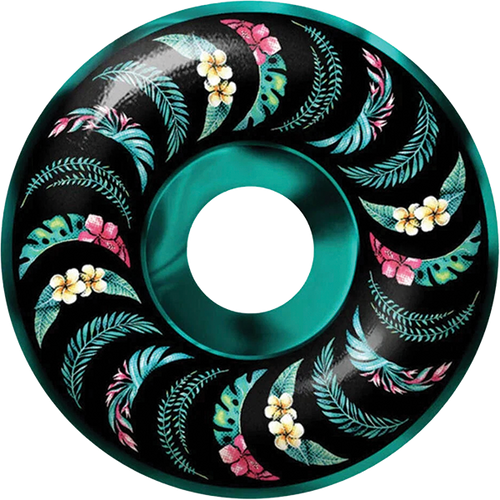 SPITFIRE F4 99A CLASSIC 56MM FLORAL CLASSIC TEAL/BLK SWL WHEELS SET