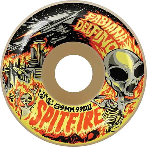 SPITFIRE DELFINO INVASION F499 CON-FULL 54MM NAT WHEELS SET
