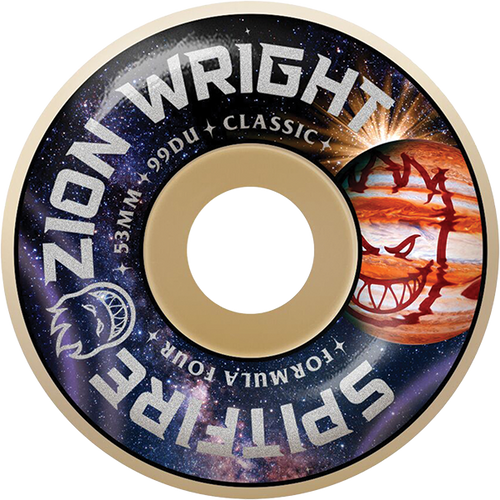SPITFIRE WRIGHT F4 COSMIC CLASSIC 53mm 99a NATURAL WHEELS SET