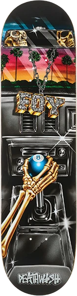 DEATHWISH FOY SAMBORGINI SHIFTER SKATEBOARD DECK-8.0