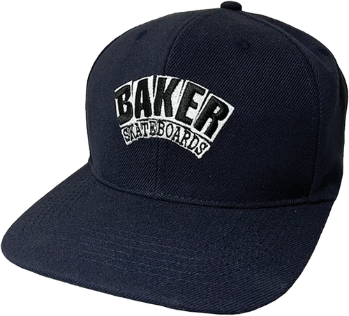 BAKER ARCH LOGO HAT ADJ-NAVY