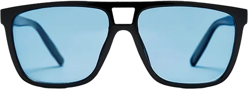 CHPO SILJIAN SUNGLASSES BLACK/LIGHT BLUE