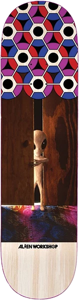 ALIEN WORKSHOP VISITOR DOORWAY SKATEBOARD DECK-8.5