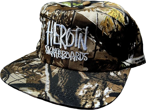 HEROIN SCRIPT NYLON HAT ADJ-CAMO