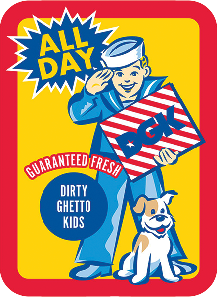 DGK KRACKER STICKER SINGLE