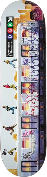 DGK SHANAHAN FOOT PATROL SKATEBOARD DECK-8.25
