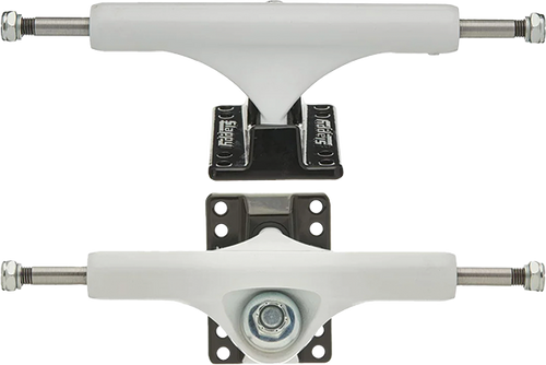 SLAPPY ST1 CLASSIC 8.5 PAINTED WHT/BLK TRUCKS SET