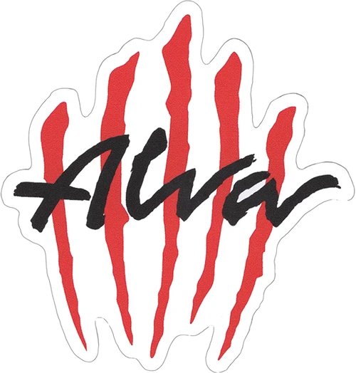 ALVA SCRATCH DIECUT DECAL 2x4.5"