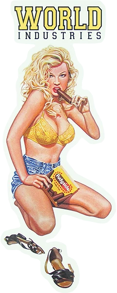 WORLD INDUSTRIES FUDGESICLE STICKER