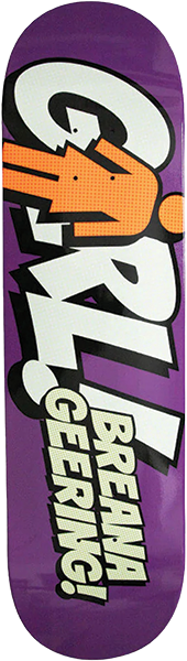 GIRL GEERING BLAMMO SKATEBOARD DECK-8.25