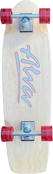ALVA 1978 OG LOGO SKATEBOARD COMPLETE-8.5x30 NAT/SIL/RED