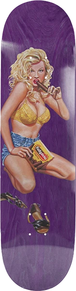 WORLD INDUSTRIES CAMPBELL FUDGESICLE SKATEBOARD DECK-8.25 PUR EX7