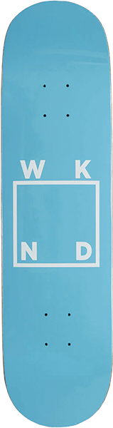 WKND LOGO SKATEBOARD DECK-8.0 BLUE