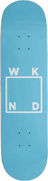 WKND LOGO SKATEBOARD DECK-8.0 BLUE