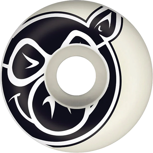 PIG CLASSIC 55MM 99A WHT/BLK WHEELS SET