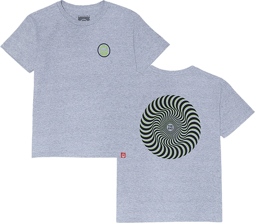 SPITFIRE CLASSIC SWIRL OVERLAY YTH SS M-GRY/GRN