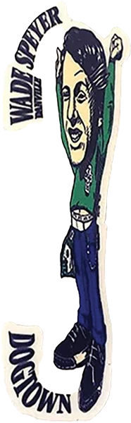 DOGTOWN WADE SPEYER VICTORY 90S 5" DECAL