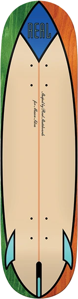 REAL SILVA SPEED EGG SKATEBOARD DECK-8.28