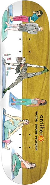 ANTI HERO DOOBIE FART YOGA SKATEBOARD DECK-8.69