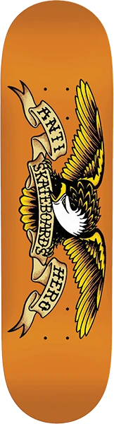 ANTI HERO EAGLE DBX SKATEBOARD DECK-8.75 ORANGE