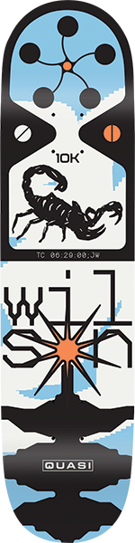QUASI WILSON Y2K SKATEBOARD DECK-8.75