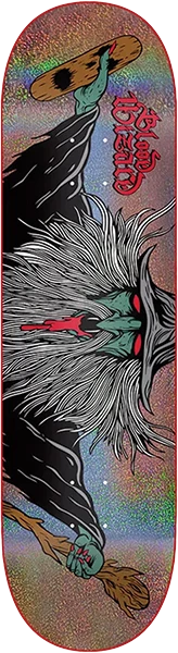 BLOOD WIZARD FLYING WIZARD GALACTIC SKATEBOARD DECK-8.25