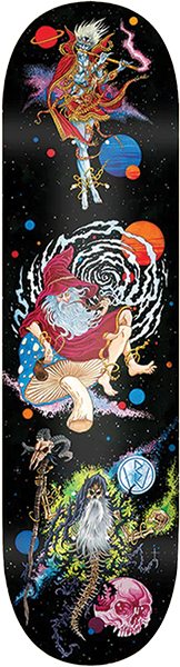 BLOOD WIZARD NEBURIDE SKATEBOARD DECK-8.25 w/ grip