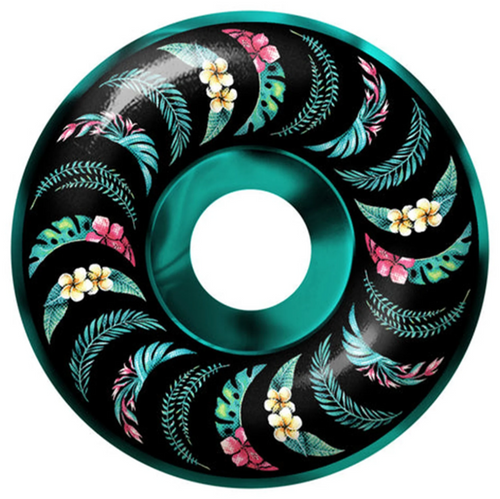 Spitfire F4 Team Floral Classics Wheels Blue Black Swirl 53/99a