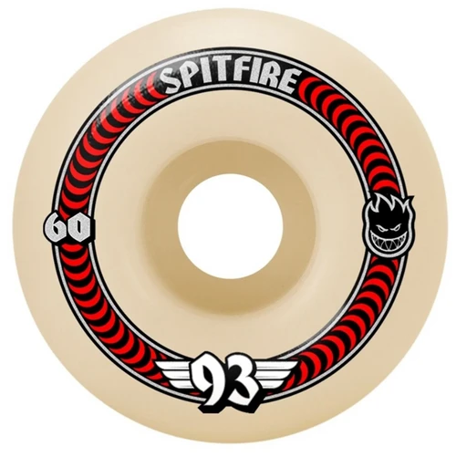 Spitfire F4 Soft Slider Classic Wheels Natural Red 60/93a