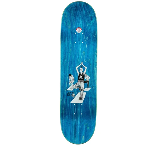 Anti Hero Grant Fart Yoga Skateboard Deck White Brown 8.5x14.25WB