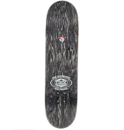 Real Ishod Peace DBX Skateboard Deck Gold White 8.5x14.25WB