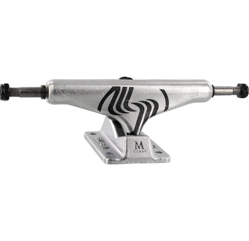 Silver M-Hollow Skate Trucks Set Silver Black 8.5