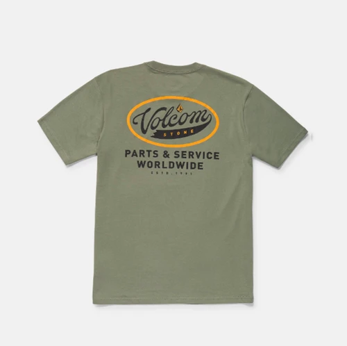Volcom Parts And Service Tshirt Green