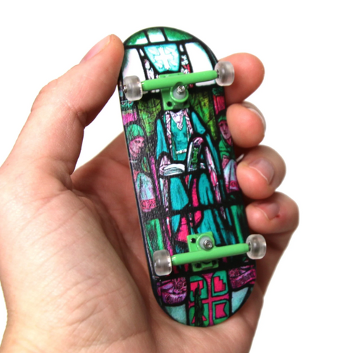 Teak Pro Gen2 Queen Margaret Fingerboard Complete Blue Green 34mm