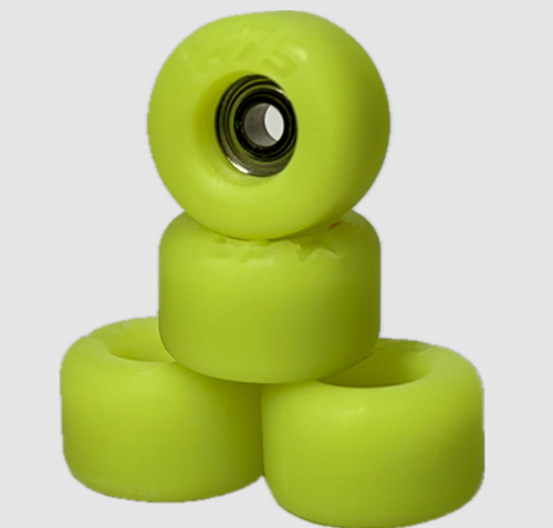 Bloob Pro Fingerboard Wheels Abec5 Florescent Yellow 8.0mm x 5.7mm
