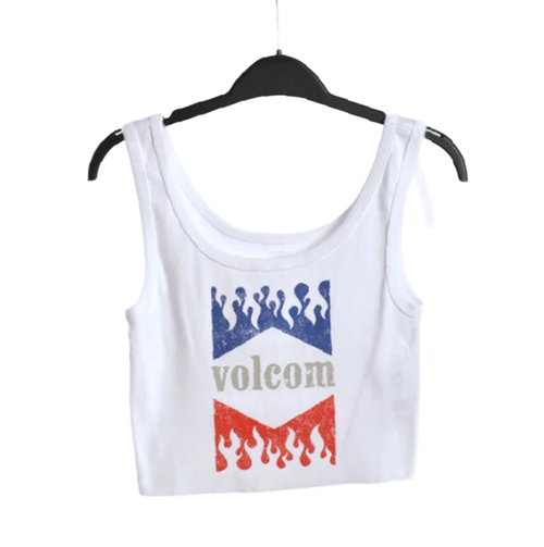 Volcom Heatwave Tidal Wave Tank Womens White
