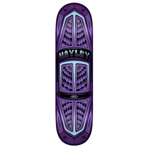 Real Hayley Threadline TruFit Skateboard Deck Purple 8.38x14WB