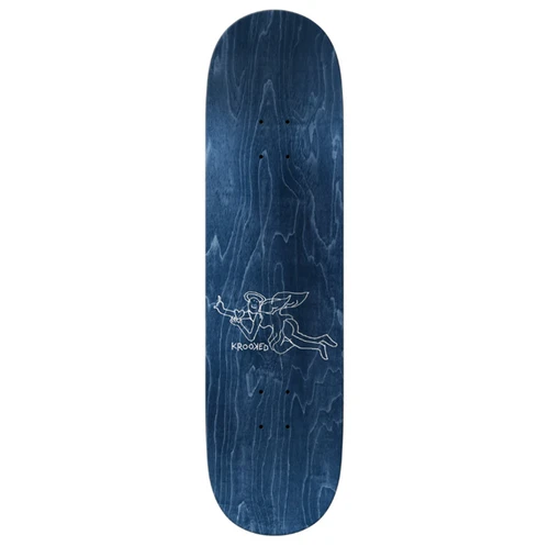 Krooked Wilson Angel TruFit Skateboard Deck Black 8.25x13.88WB