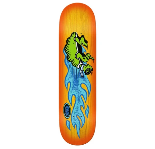 Krooked Gonz Hard2Hit Skateboard Deck Red Orange 8.5x14.25WB
