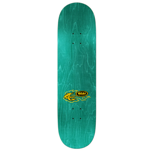 Real Team Slick Skateboard Deck Navy 8.5x14.25WB