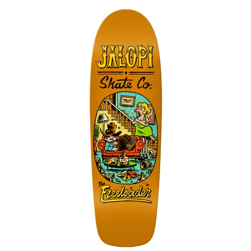 Anti Hero Jalopi Freeloader Skateboard Deck Orange 10.14x15.3WB