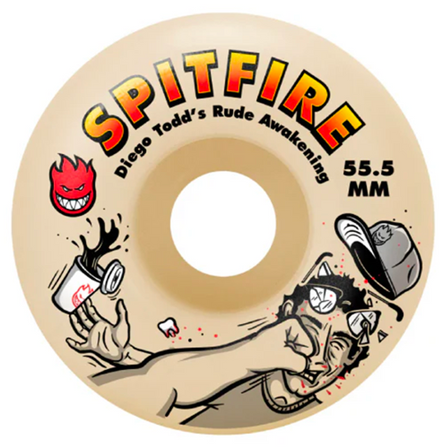 Spitfire F4 Diego Rude Awakening Wheels Natural 55.5/99d