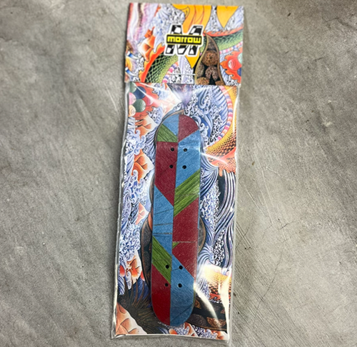Morrow Fingerboard Deck Blue Red Green 20x92.5