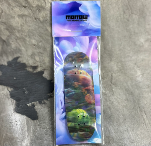 Morrow 3D Lenticular Pro Fingerboard Deck SeaScape Blue 30.5 x 94