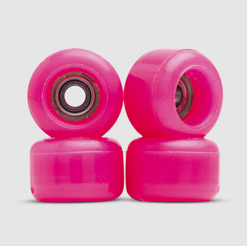 Delidecks Pro Fingerboard Wheels Pink 6.8mm Mini 95a