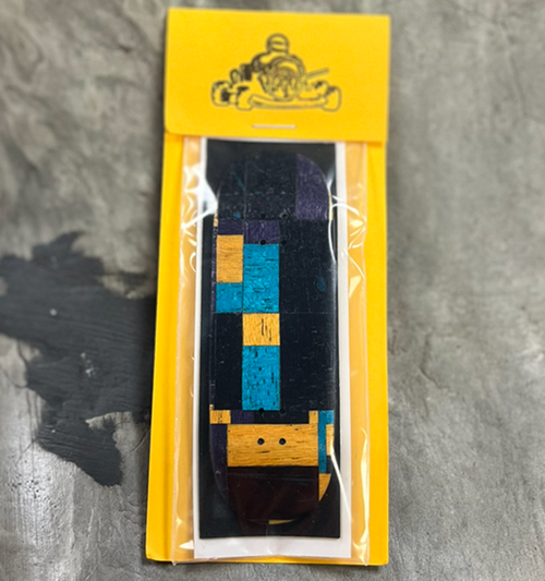 Morrow Fingerboard Deck Block Black Blue 33.5x102