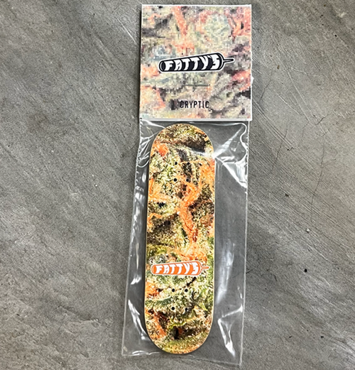 Fattys Crypitc Fingerboard Deck Rainbow Guava 29mm New Mold