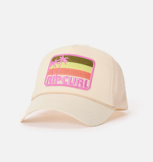 Rip Curl Mixed Revival Trucker Hat Cream Onesize